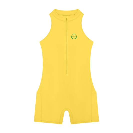 C&A | Women's Quarter-Zip Yoga Romper