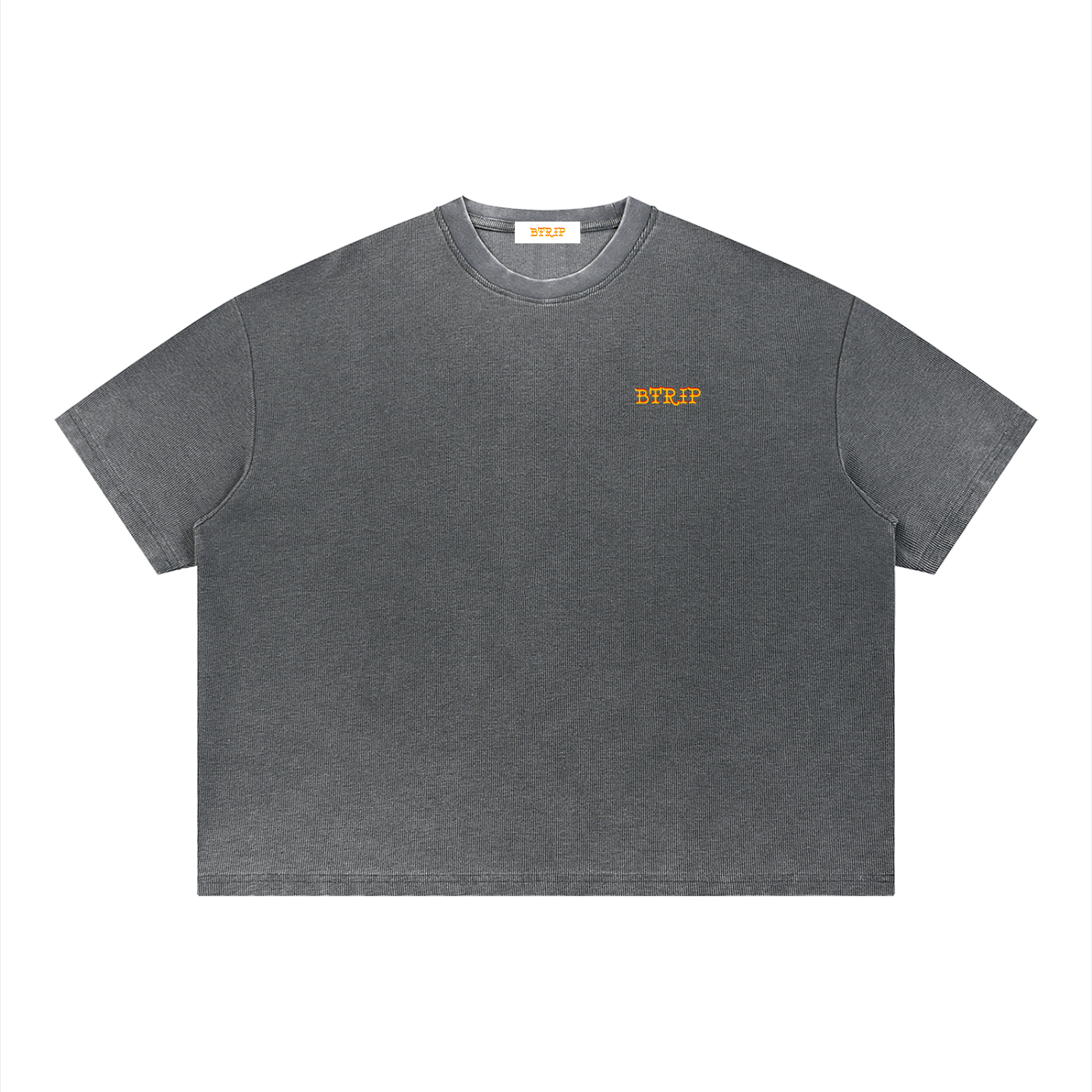 NOT VFRVID - Unisex Vintage Wash Sunfade Boxy Waffle T-Shirt