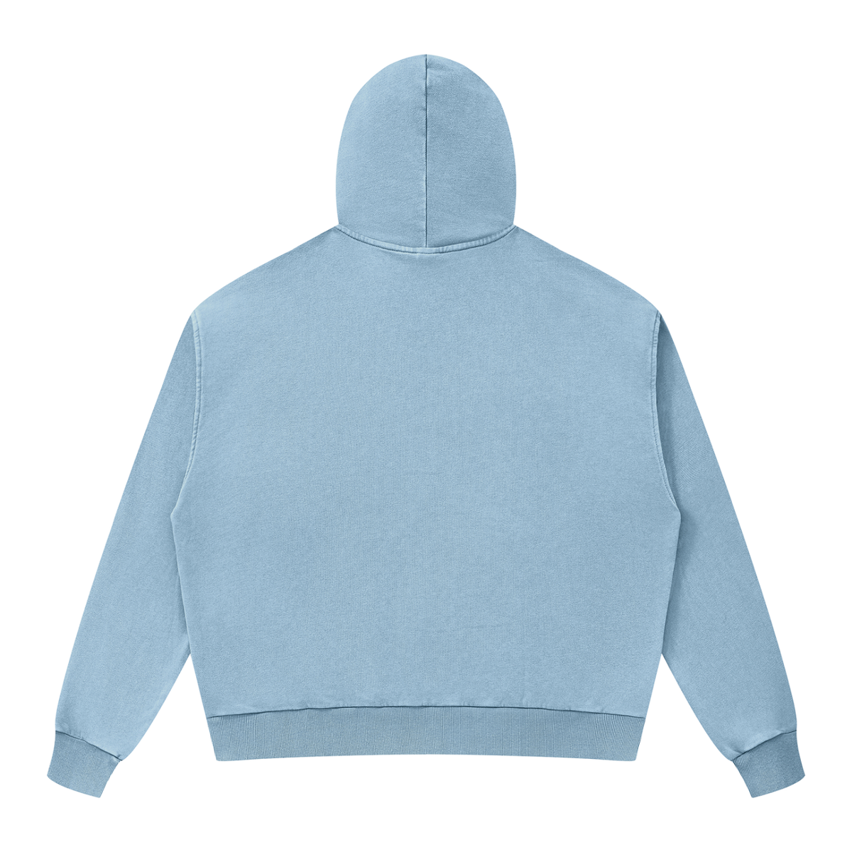 C&A | Unisex Mineral Wash Boxy Full Zip Hoodie