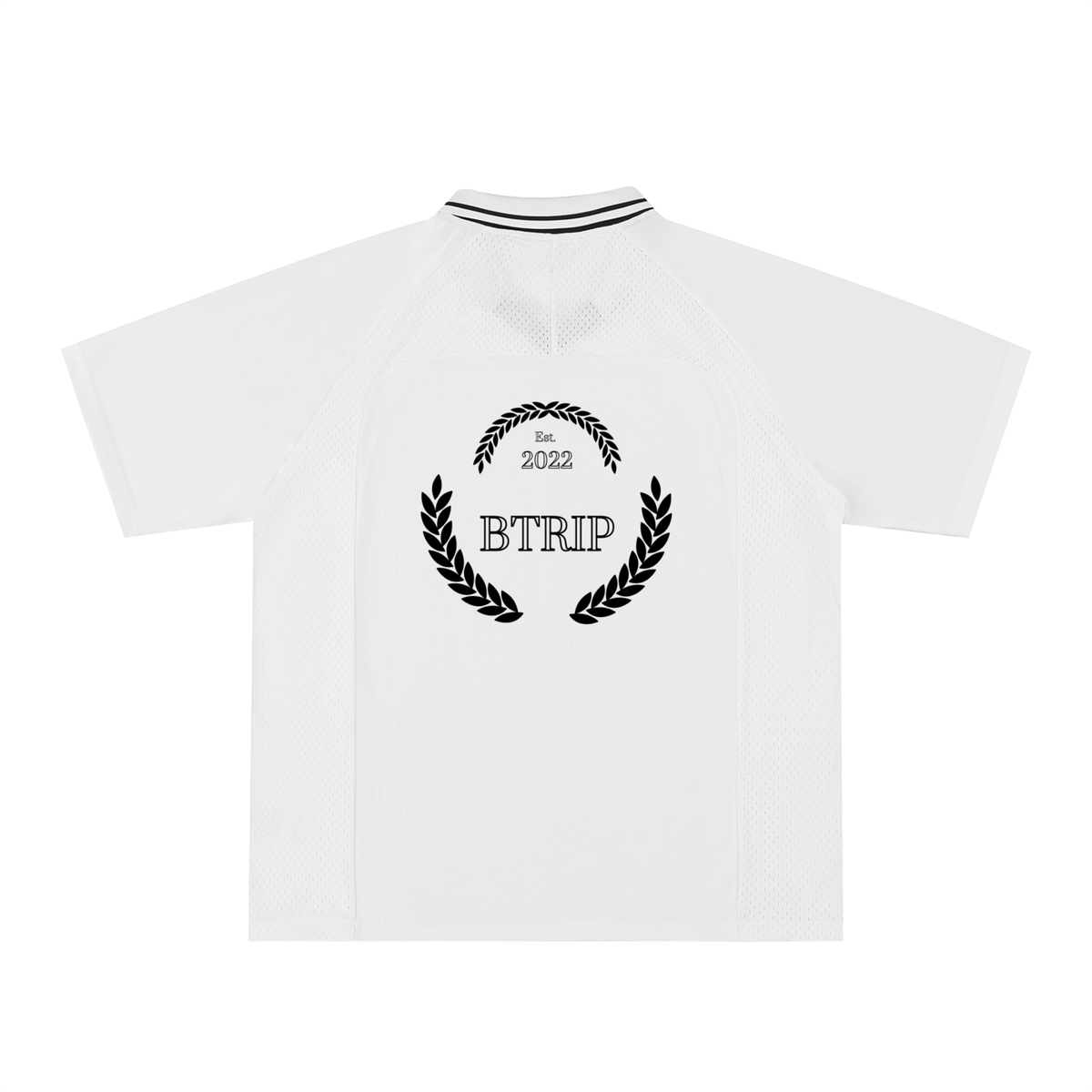Striped V-Neck Soccer Jersey