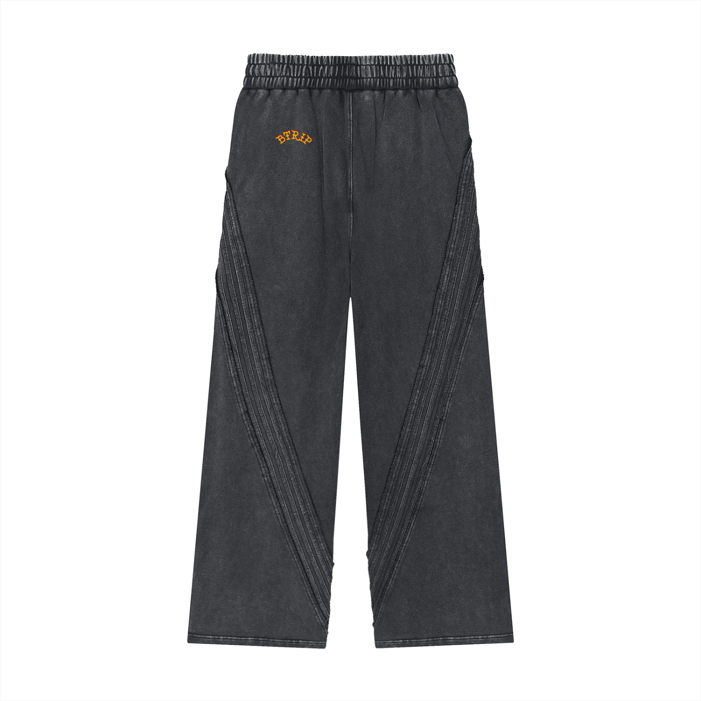 ISSVNTIVL - Washed Raw Hem Track Pants