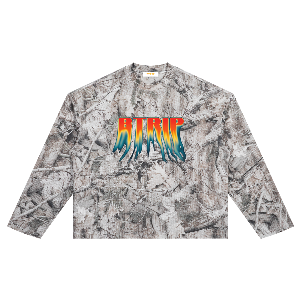 UMI - Unisex Tree Camo Waffle T-Shirt