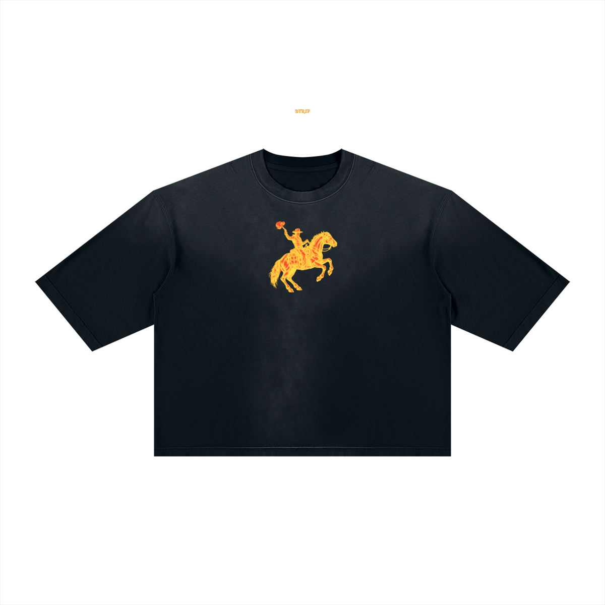 BURNED MVN DOWN | The Sunfade Boxy Tee — Man Down, Burned Edition