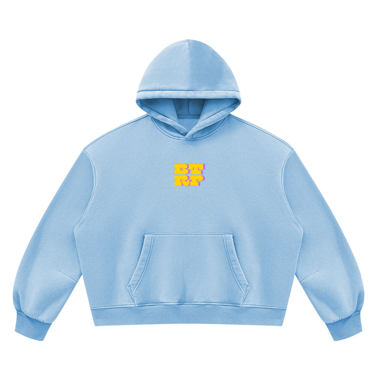 UNBREVKVBLE BTRP - Unisex Vintage Wash Boxy Fleece Hoodie