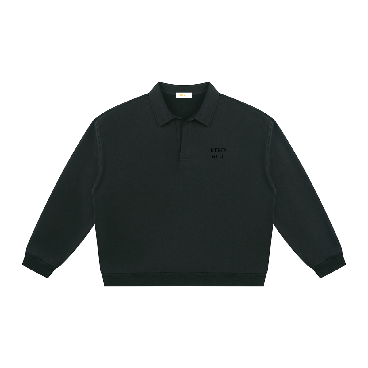 Unisex Oversized Collared Sweatshirt