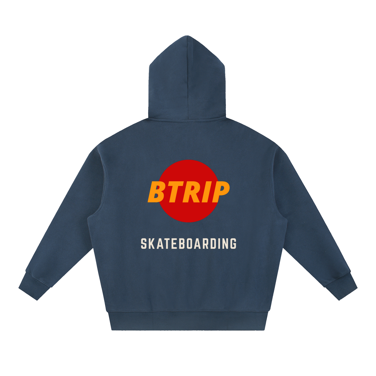UNBREVKVBLE RED | The Essential Oversized Boxy Fleece Hoodie