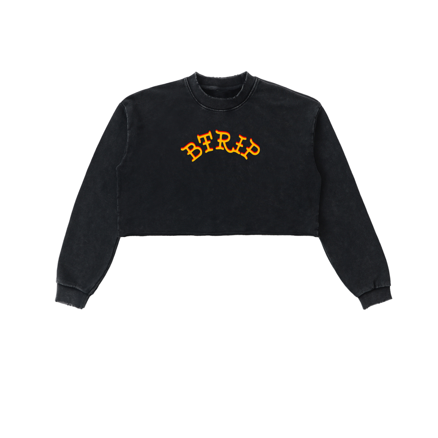 BVBY MUSCLE - Washed Crop Muscle Sweatshirt