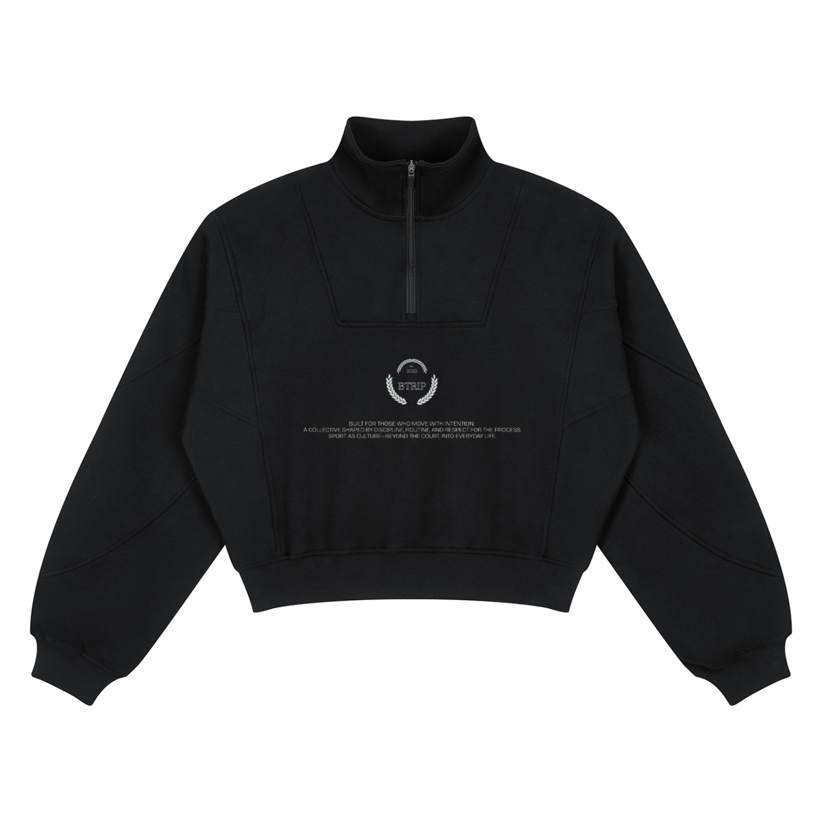 C&A | Women's Loose Fleece Quarter-Zip Sweatshirt