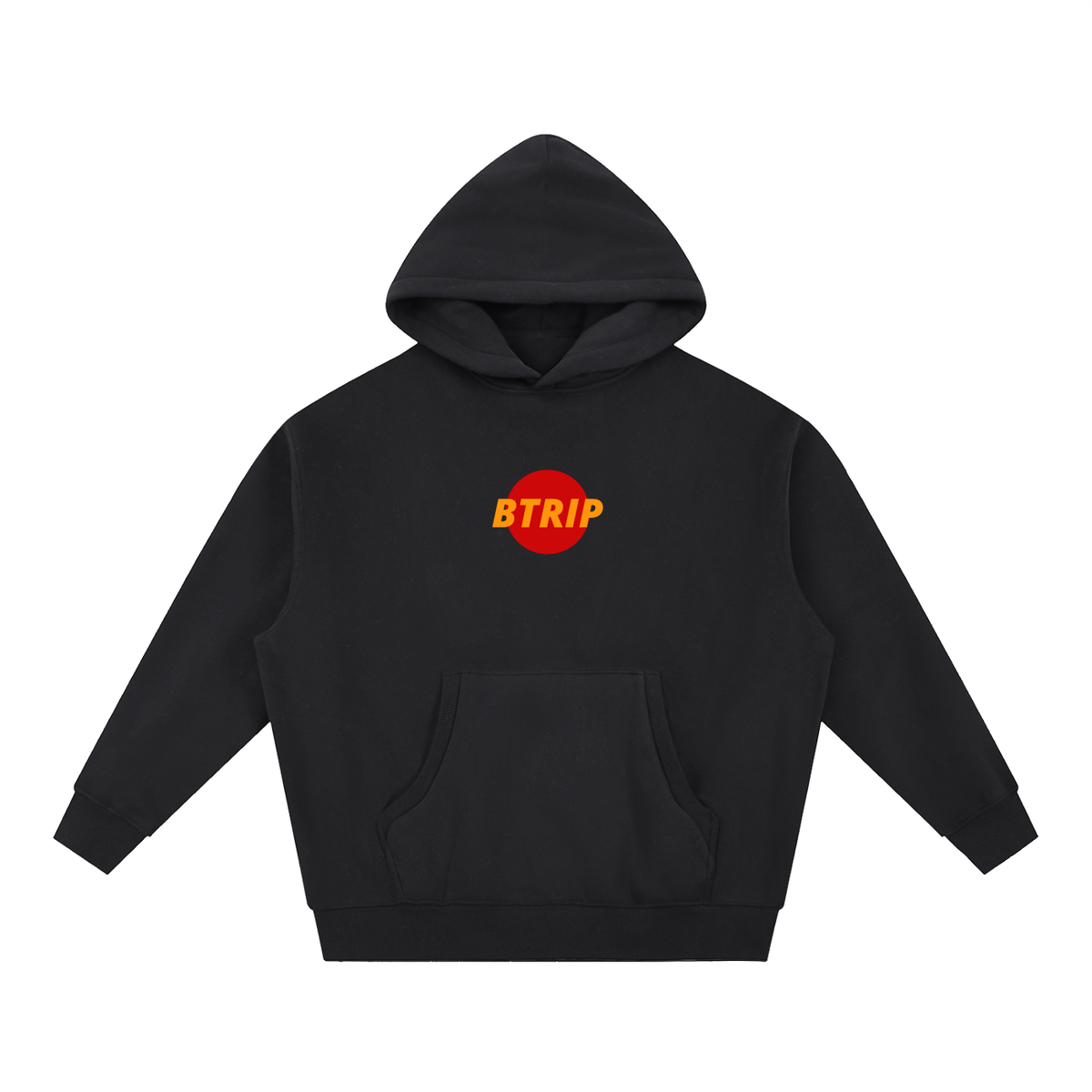UNBREVKVBLE RED | The Essential Oversized Boxy Fleece Hoodie