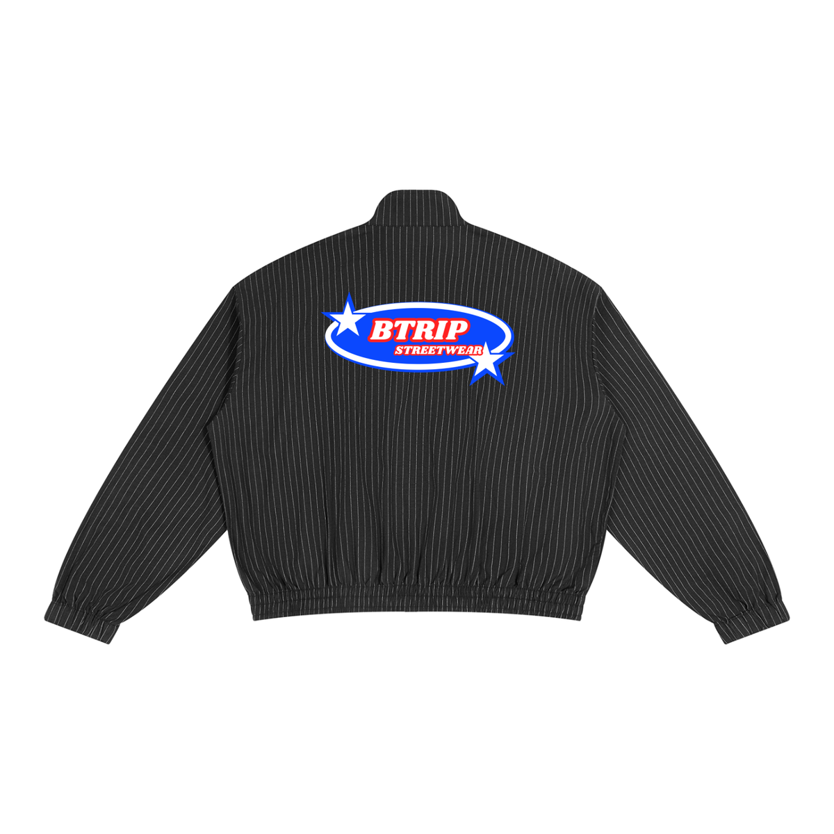 BTRIP STREETWEAR | Unisex Striped Full-Zip Track Jacket