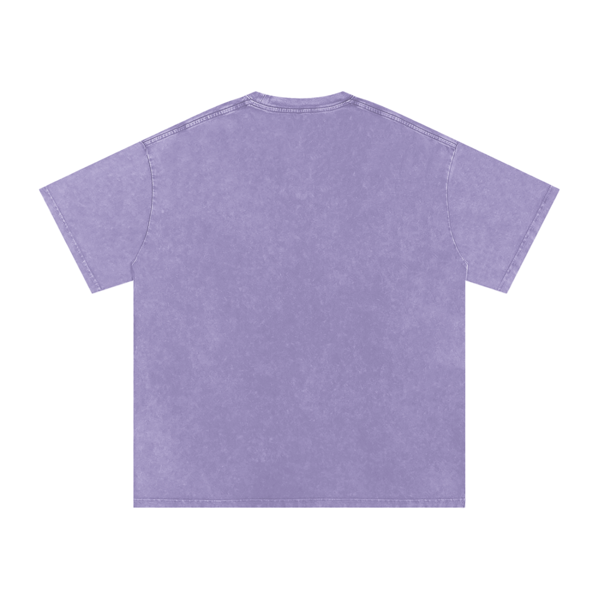 ROCK WITH U - Snow Washed Oversized Cotton T-Shirt