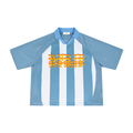 VRGENTINV - Unisex Striped Mesh Boxy Soccer Jersey