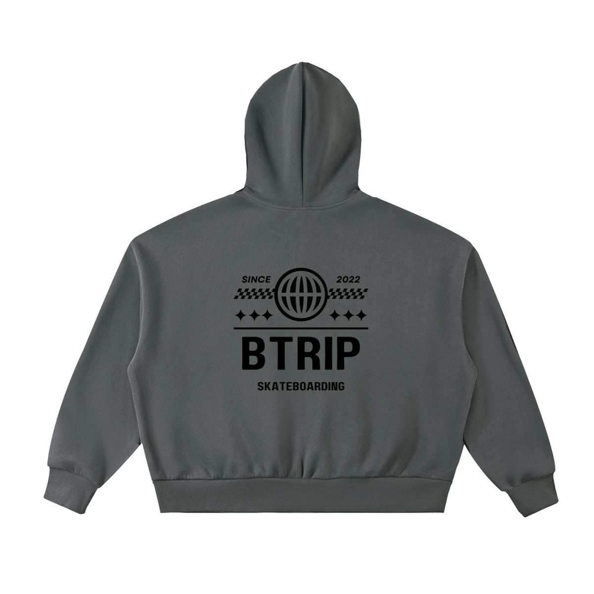 RVMP RVMP RVMP - Fleeced Full-Zip Boxy Hoodie
