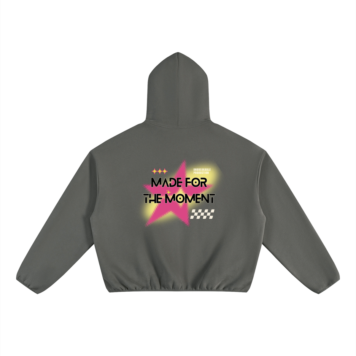 BTRIP STREETWEAR | The Boxy Piping Fleece Hoodie