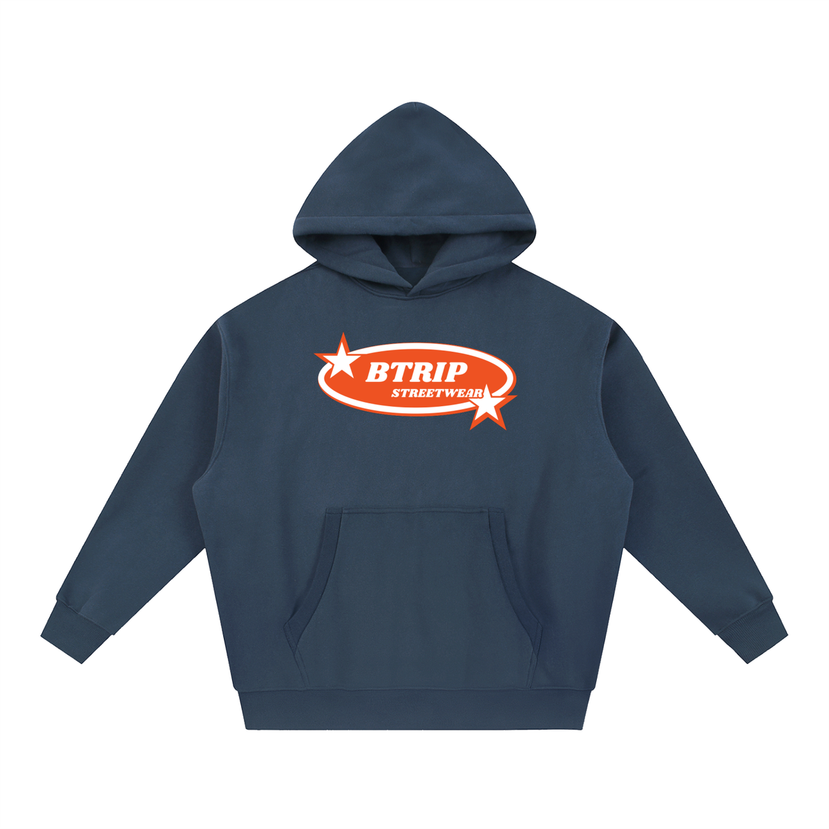 BTRIP STREETWEAR | Essential Oversized Boxy Fleece Hoodie