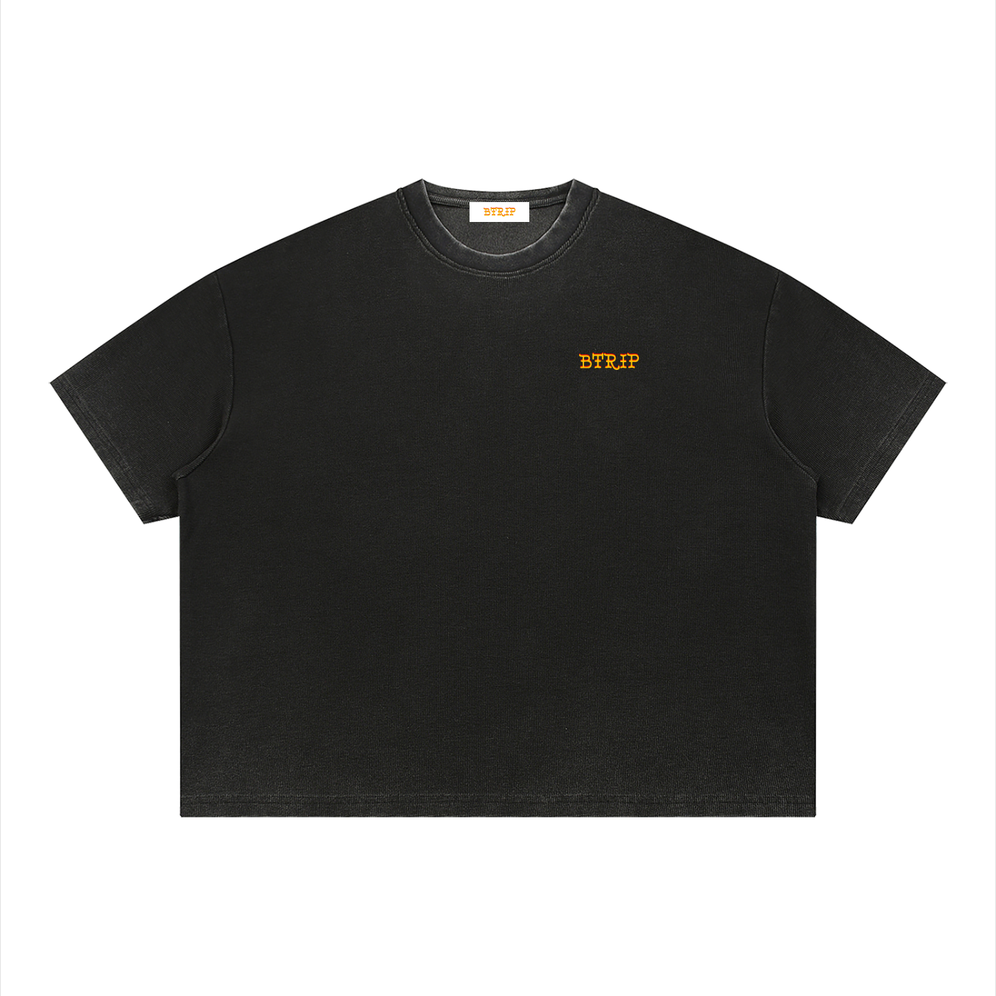 NOT VFRVID - Unisex Vintage Wash Sunfade Boxy Waffle T-Shirt