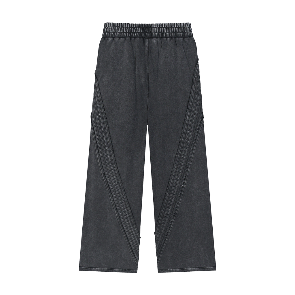 STAR - Snow Washed Tape Raw Edge Sweatpants